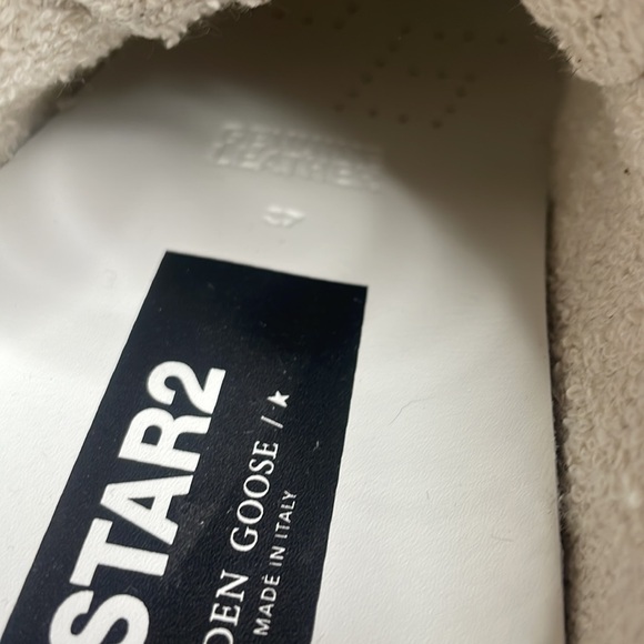 Golden Goose V Star Leopard Suede Sneakers - Picture 8 of 8